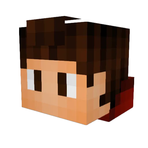 Roblox_lover123 Minecraft avatar head, 3D render