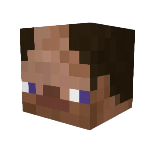 RobloxianBoiYT Minecraft avatar head, 3D render