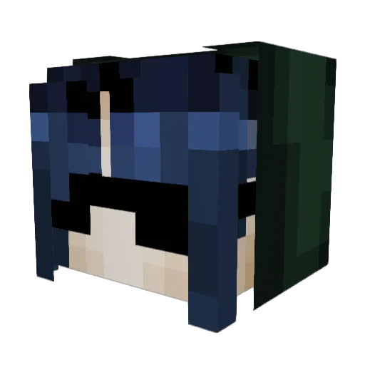 Robloxian_Queen Minecraft avatar head, 3D render
