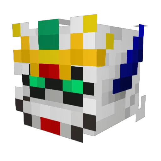 Robo1898 Minecraft avatar head, 3D render