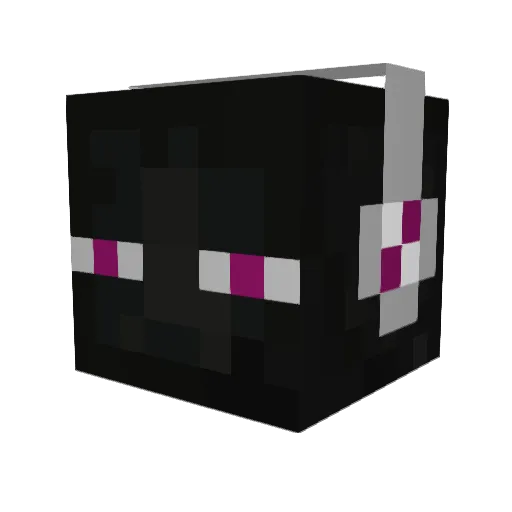 RoboChaos7 Minecraft avatar head, 3D render