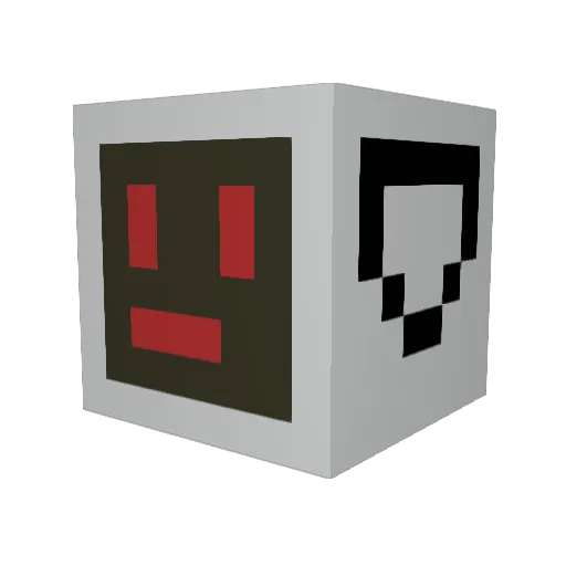 RoboGamerZDZ Minecraft avatar head, 3D render
