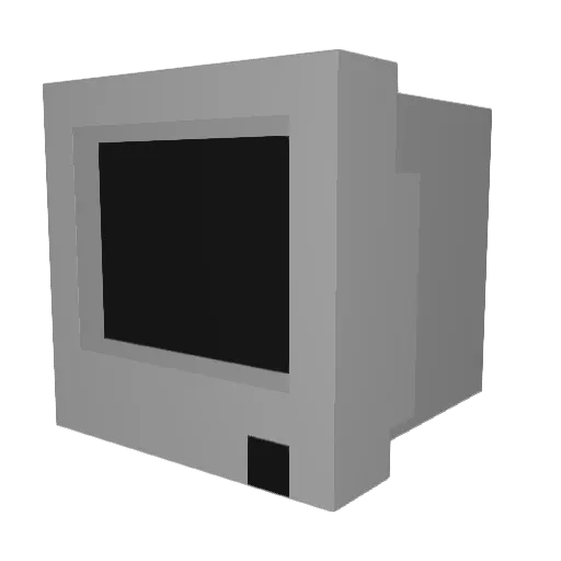 RoboGen0 Minecraft avatar head, 3D render