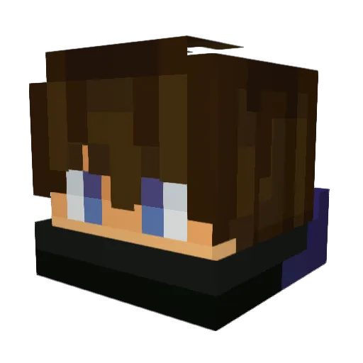 RoboRyan18 Minecraft avatar head, 3D render
