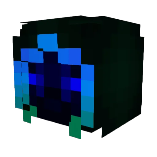 RoboTom10 Minecraft avatar head, 3D render