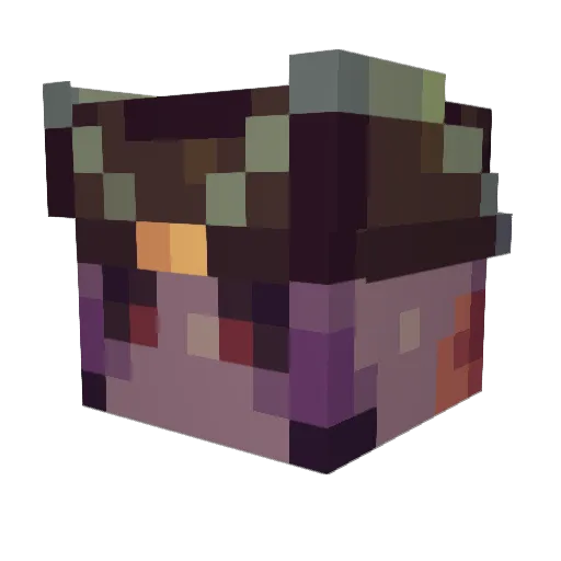 Robo_C0p Minecraft avatar head, 3D render