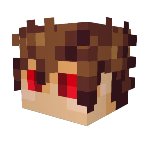Robo_Cake1234 Minecraft avatar head, 3D render