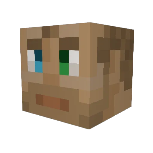 Robo_Jesus Minecraft avatar head, 3D render