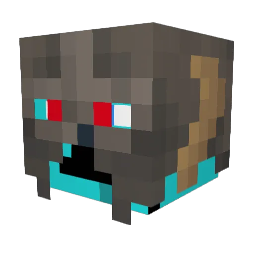 Robo_Savage Minecraft avatar head, 3D render