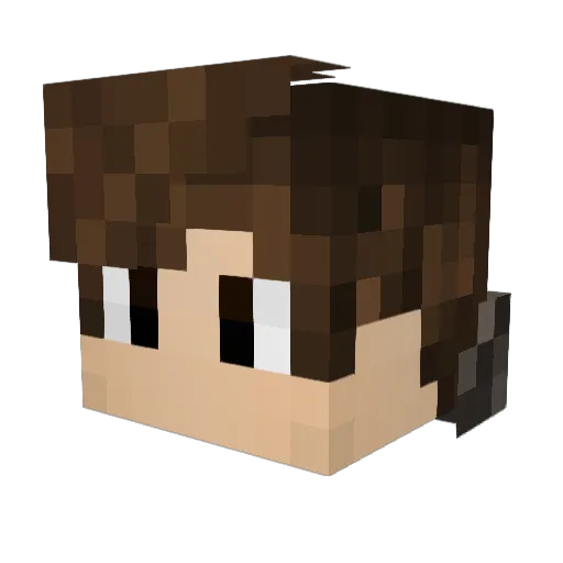 Robo_boy18 Minecraft avatar head, 3D render