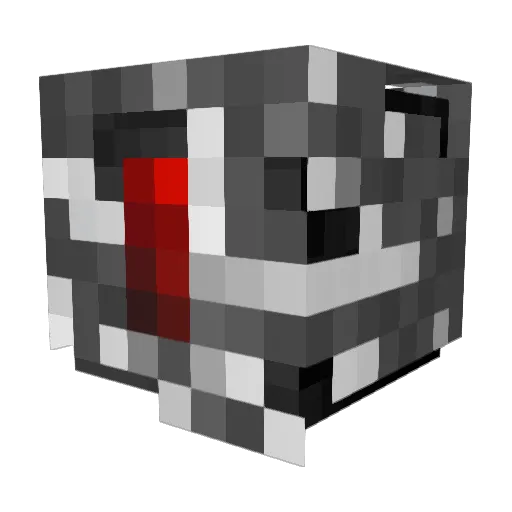 Roboca Minecraft avatar head, 3D render