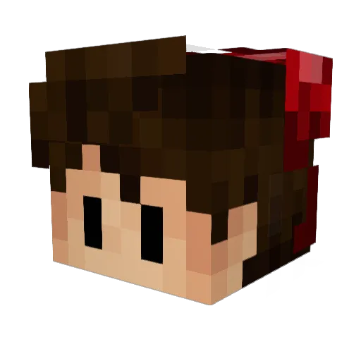 RobocraftDk Minecraft avatar head, 3D render