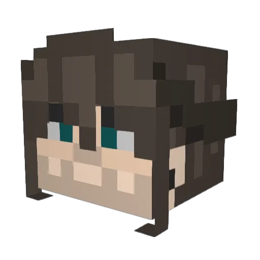 RoboliciousFresh Minecraft avatar head, 3D render