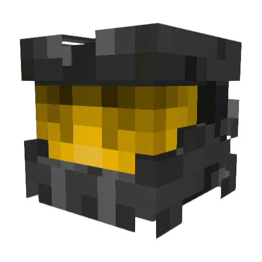 Robolordgaming Minecraft avatar head, 3D render