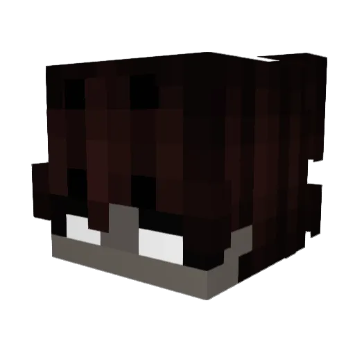 Robot378 Minecraft avatar head, 3D render