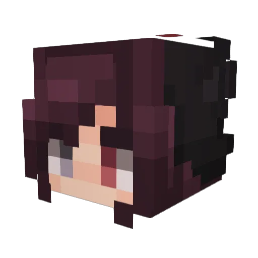 RobotDan Minecraft avatar head, 3D render