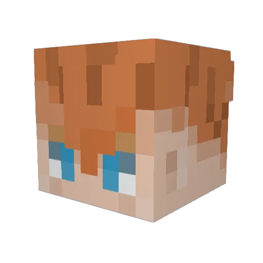 RobotDinosaurs13 Minecraft avatar head, 3D render