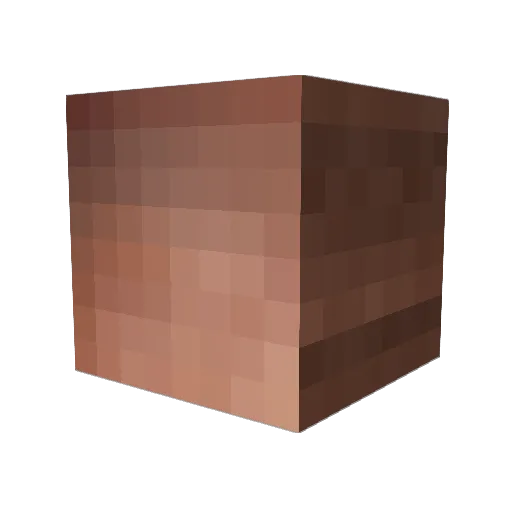 RobotMister Minecraft avatar head, 3D render