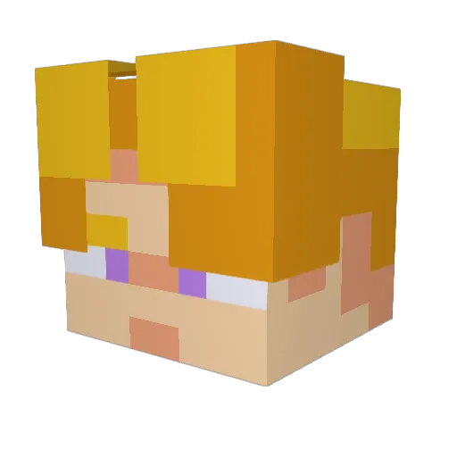 RobotPantaloons Minecraft avatar head, 3D render