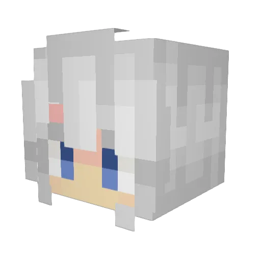 RobotW4rrior Minecraft avatar head, 3D render