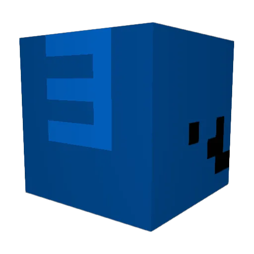 Roboter300 Minecraft avatar head, 3D render