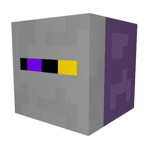 RoboticBubber Minecraft avatar head, 3D render