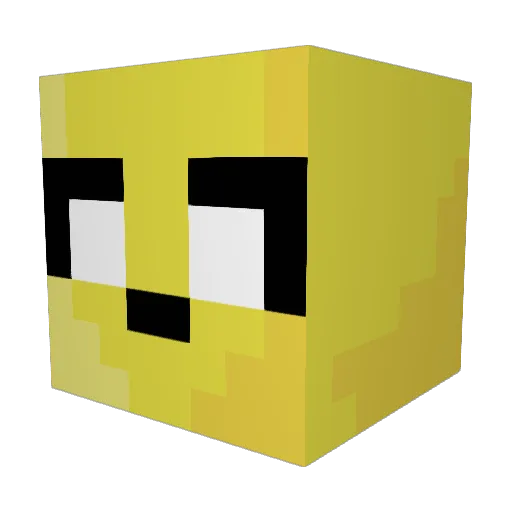 RoboticNine Minecraft avatar head, 3D render