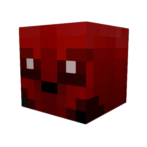 Robotic_Hydra Minecraft avatar head, 3D render