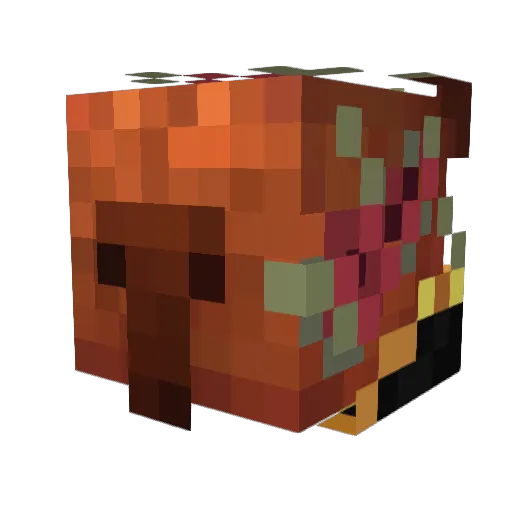 Robotornad Minecraft avatar head, 3D render