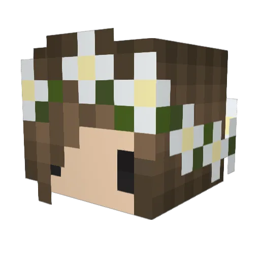 Robsicorn Minecraft avatar head, 3D render