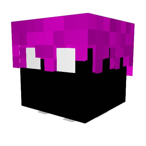 Robsrakete Minecraft avatar head, 3D render