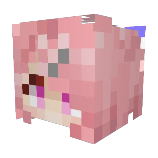 Robthewischmop Minecraft avatar head, 3D render