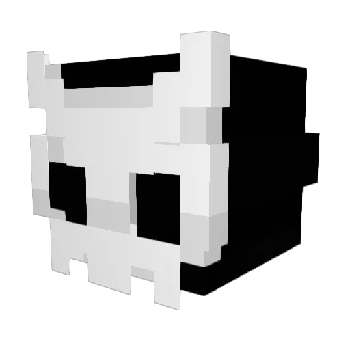 RobtoIsNotHere Minecraft avatar head, 3D render