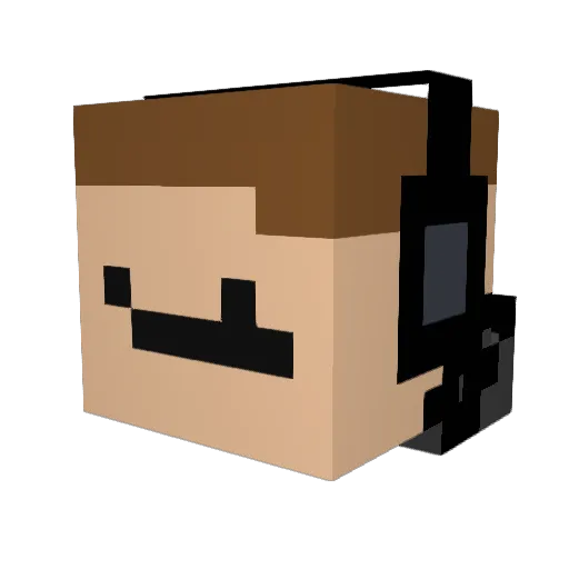 Roburcik1 Minecraft avatar head, 3D render