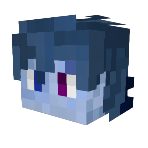RobustTrust Minecraft avatar head, 3D render