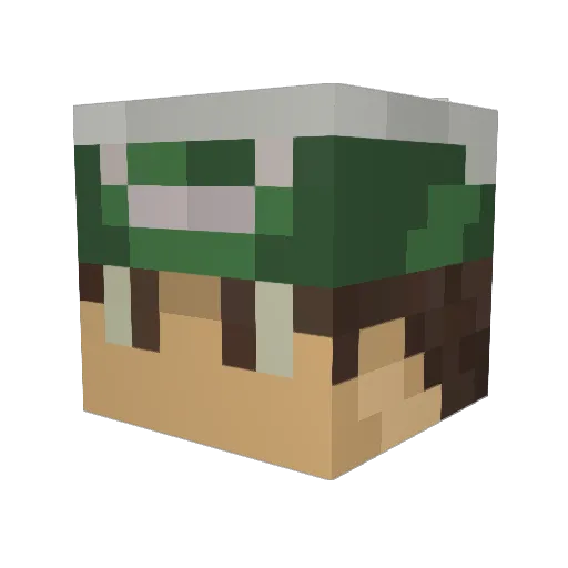 Roby1793 Minecraft avatar head, 3D render