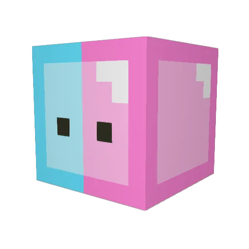 RobyBoy076 Minecraft avatar head, 3D render