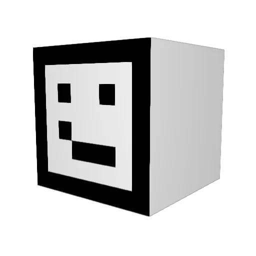 RocMN2007 Minecraft avatar head, 3D render