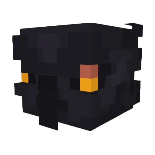 RocTheBird Minecraft avatar head, 3D render