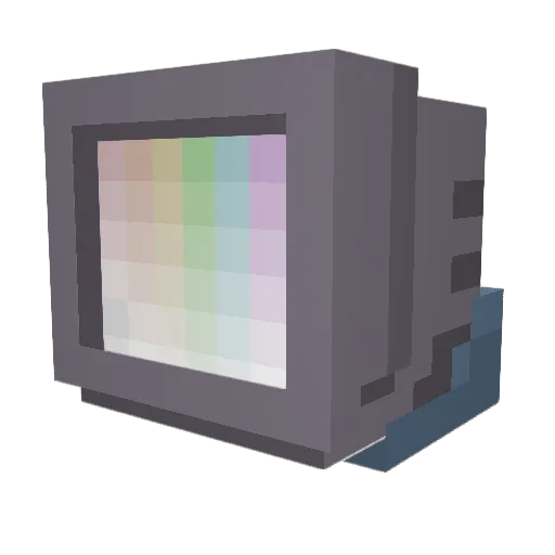 Roc_u Minecraft avatar head, 3D render