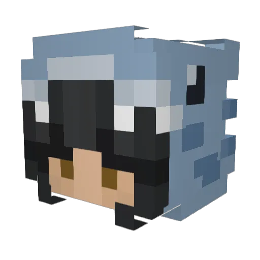Rocco1318 Minecraft avatar head, 3D render