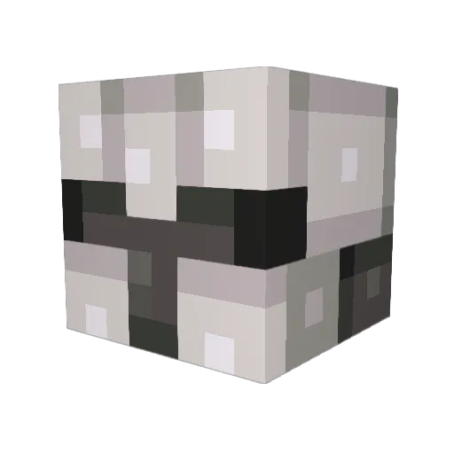 Rochetty Minecraft avatar head, 3D render