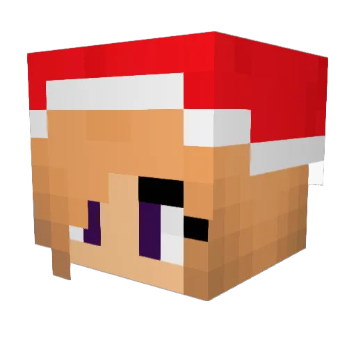 RocioCB_YT Minecraft avatar head, 3D render