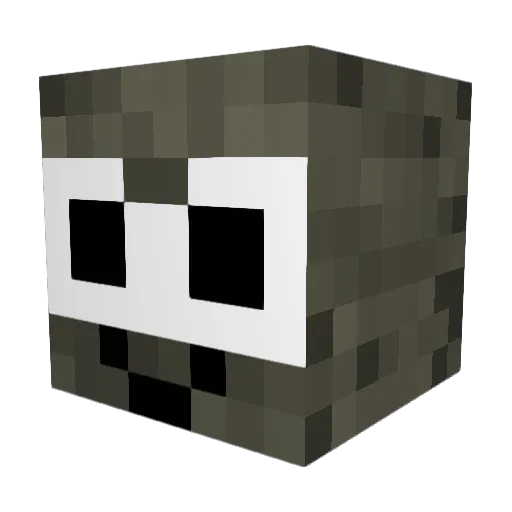 Rocis777 Minecraft avatar head, 3D render