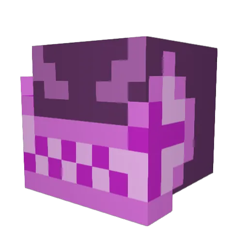 RockFood Minecraft avatar head, 3D render