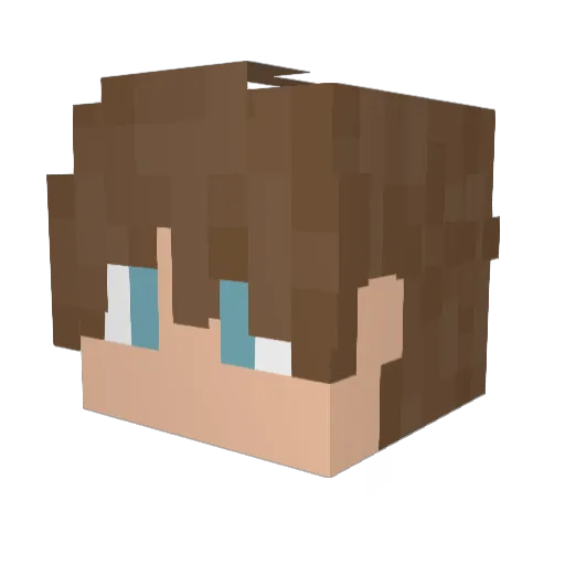 RockGem15 Minecraft avatar head, 3D render