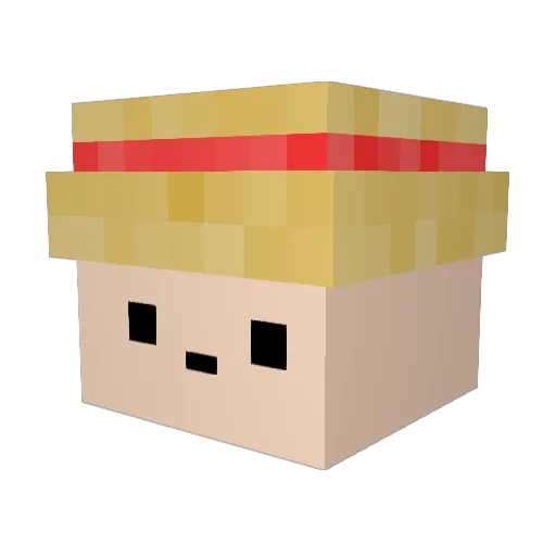 RockLeeOnSake Minecraft avatar head, 3D render