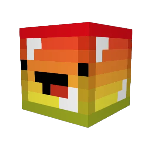 RockMonster57 Minecraft avatar head, 3D render