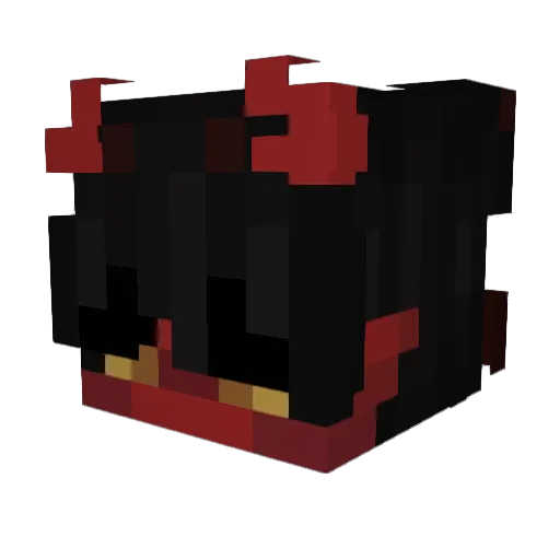 RockNRabbits Minecraft avatar head, 3D render