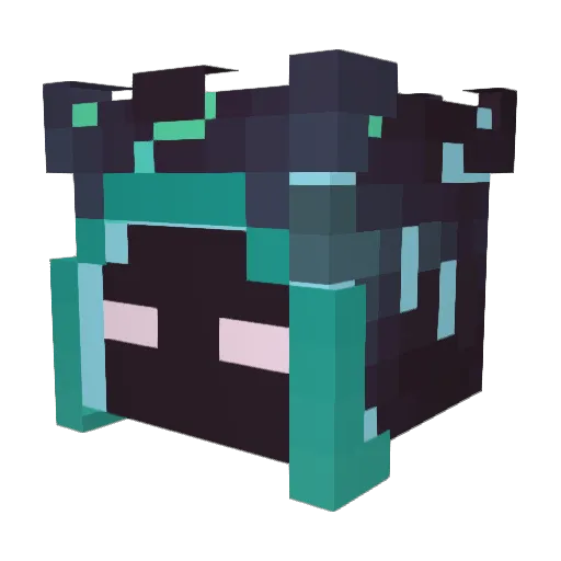 RockRollMachine Minecraft avatar head, 3D render